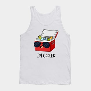 I'm Cooler Funny Box Pun Tank Top